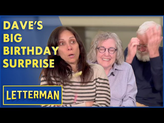 Dave's Big Birthday Surprise | Letterman