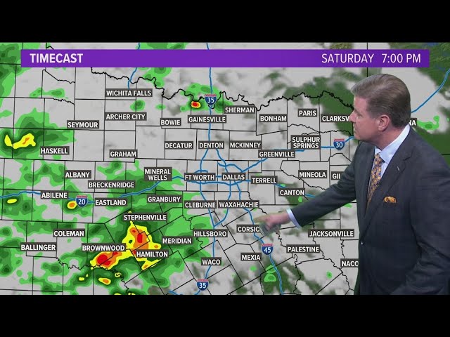 DFW Weather: racking multiple rounds of storms this weekend
