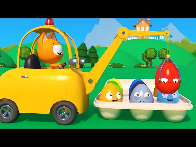 Best Learning Video for Toddlers Learn Colors with Meow Meow Kitty 😸 Nursery Games Part 2