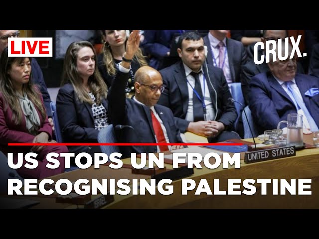 US Vetoes UN Security Council Resolution Seeking Full-Member Status For Palestine | Israel Gaza War