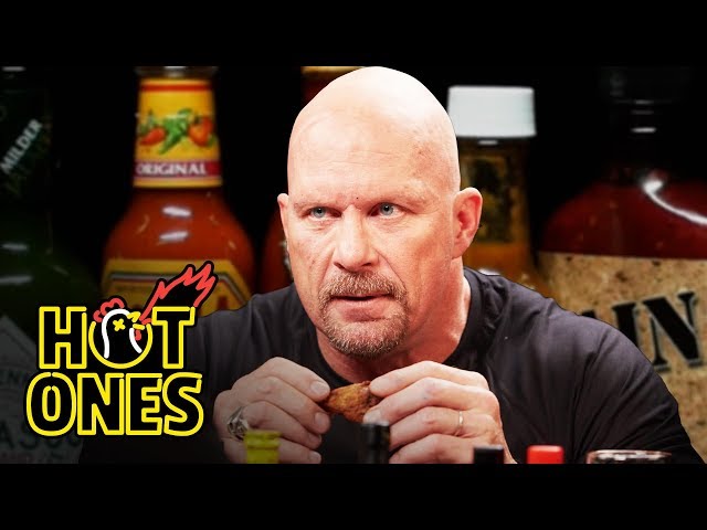 Stone Cold Steve Austin Puts the Stunner on Spicy Wings | Hot Ones