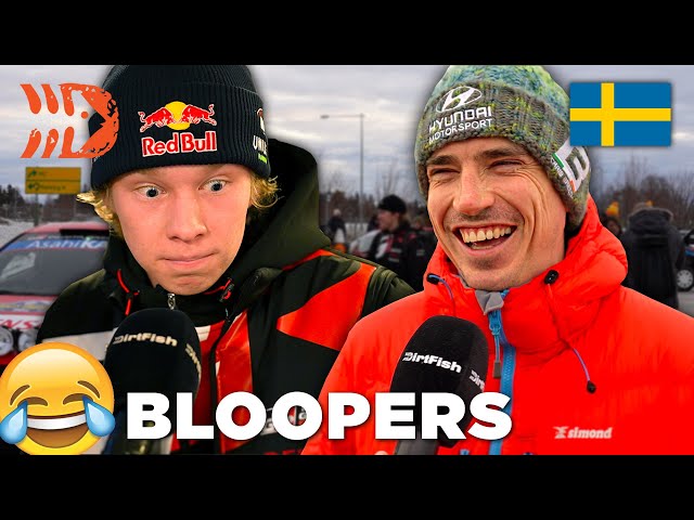 ABBA Songs and Burnt Sausages - Best of Bloopers and Funny Moments from Rally Sweden 2023