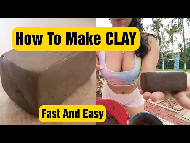 How To Make CLAY From DIRT (The EASY Way)