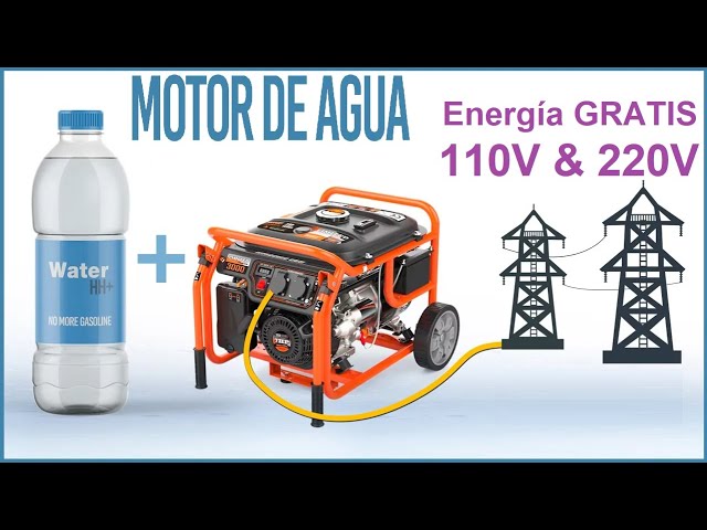 I transform an electric generator to work with Water - Water Engine - Hydrogen Engine
