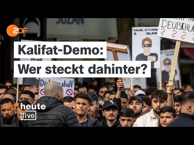 Kalifat-Demo: Was „Muslim Interaktiv“ so gefährlich macht | ZDFheute live