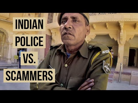 Reporting Scammers to POLICE at India's Scam Fort
