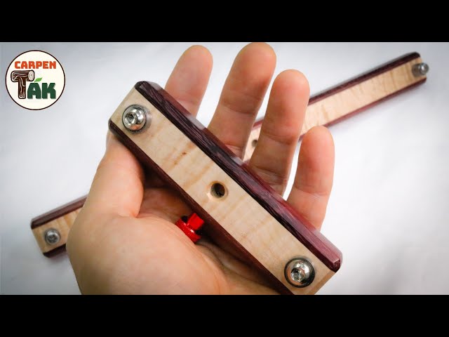[DIY] How to make a center marking gauge / Make your own special tool / HOMEMADE / WOODWORKING
