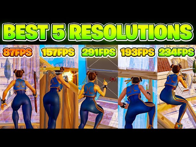Top 5 Best Stretched Resolutions in Season 2! ✅ (Highest FPS & 0 DELAY)