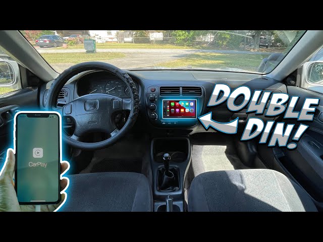 Install a Double Din Radio into a 99-00 Honda Civic (With CarPlay) /// ULTIMATE GUIDE