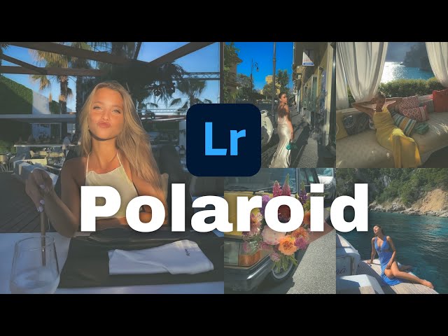 Polaroid preset | Polaroid film preset | Lightroom preset tutorial + Free DNG file | new preset