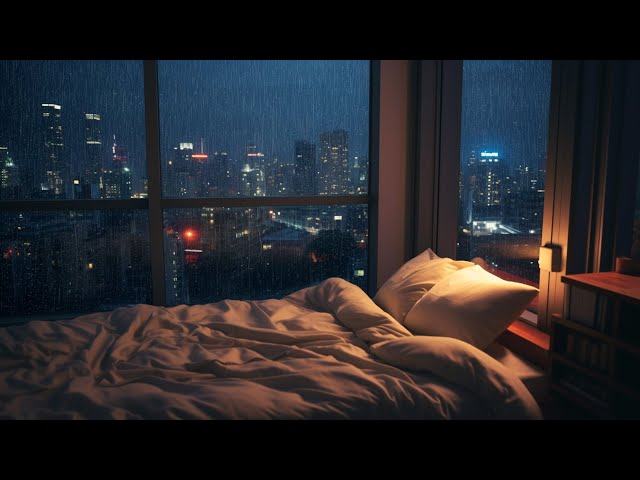 Urban Serenity - Rainy Day Bliss In The City With Soothing Rain Sounds For Deep Sleep And Meditation