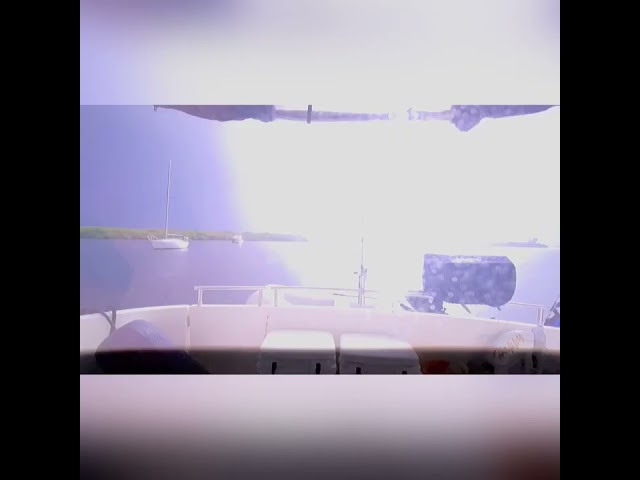 Fierce Thunderstorm on a Boat - Slo-Mo