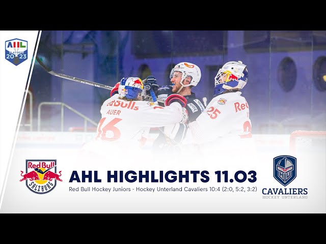 AHL Highlights | Red Bull Hockey Juniors vs. Unterland | VF 3 | 11.03.23