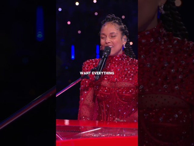 Alicia Keys ❤️ 'if I Aint got you' perfromance at Apple music Super Bowl Halftime