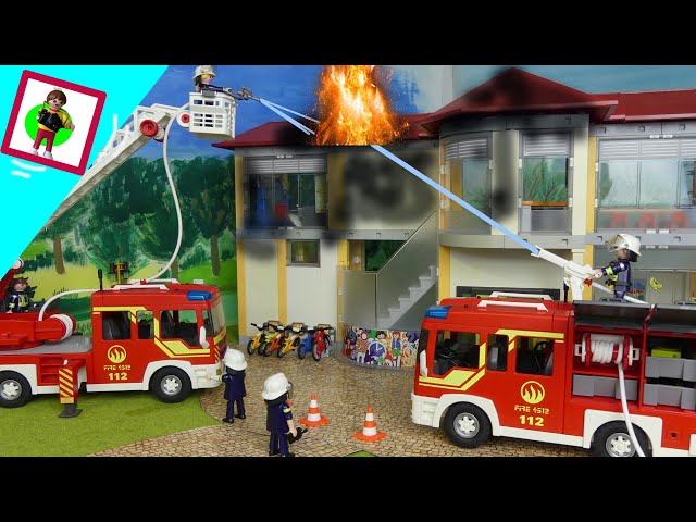 Playmobil Film "Feuer in der Schule" Familie Jansen / Kinderfilm / Kinderserie