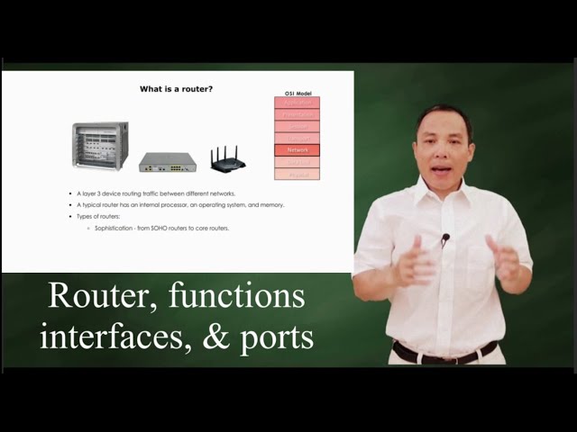 Routers, functions, interfaces and ports