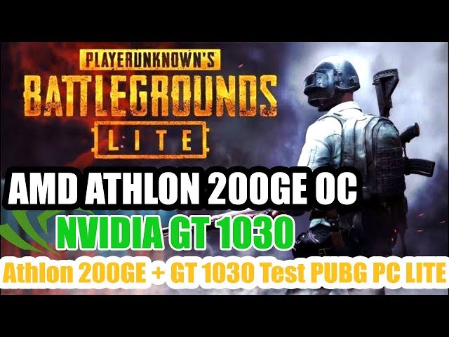 PUBG PC Lite:  AMD Athlon 200GE + GT 1030 | Budget Gaming PC BENCHMARK