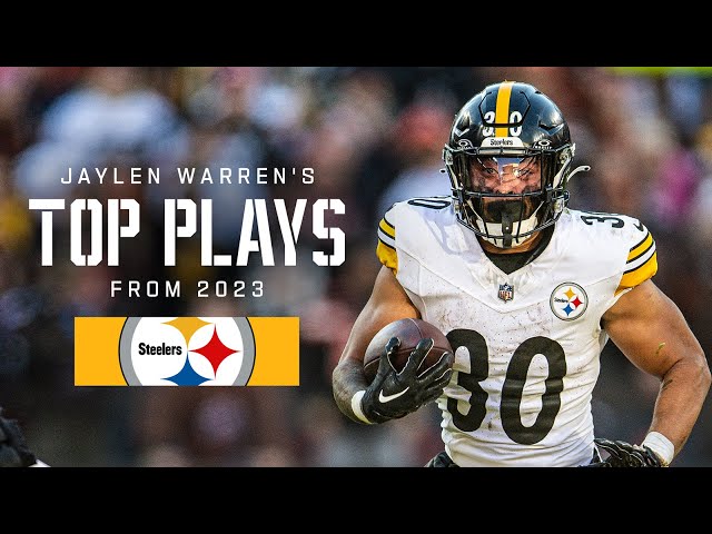 Jaylen Warren's Top Plays of 2023 | Pittsburgh Steelers