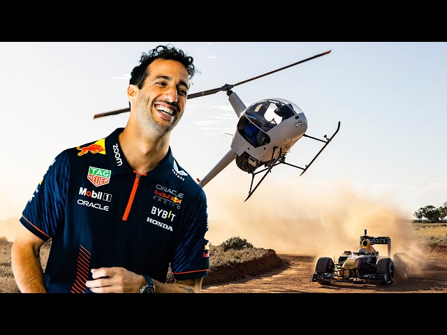 Taking an F1 Car into the Australian Outback with Daniel Ricciardo 🇦🇺🦘