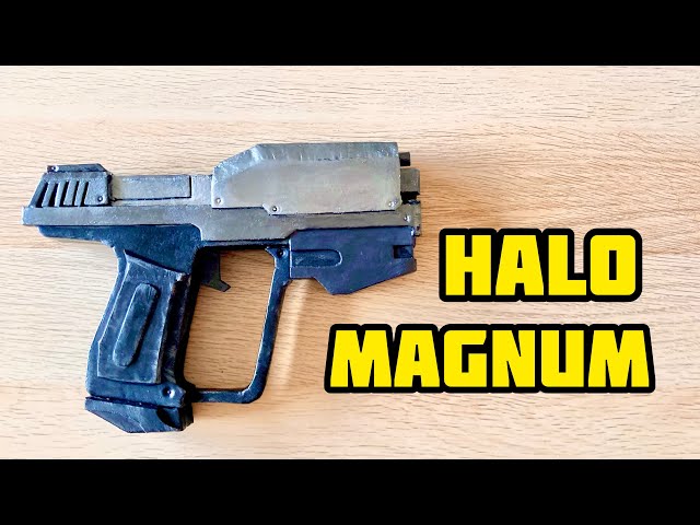 ساخت مگنوم هیلوDIY making magnum from halo🔫🔫(English sub)