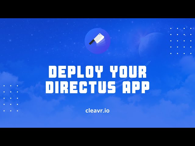 How to deploy your Directus application