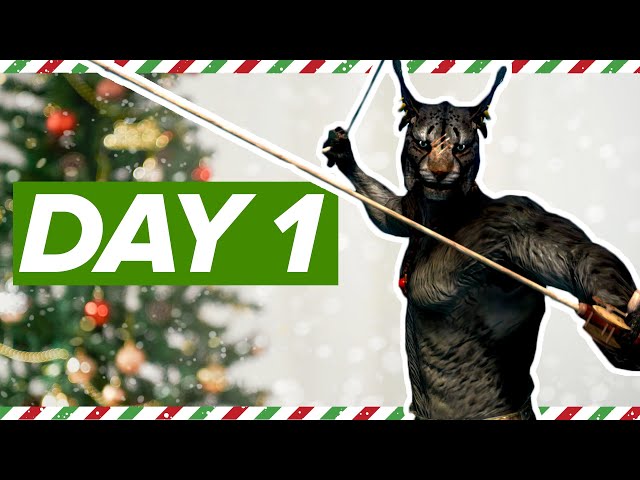 Skyrim Fishing Face-Off 🎣 | Oxtra Xmas Challenge Day 1