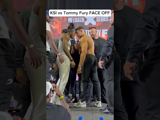 KSI vs Tommy Fury FACE OFF