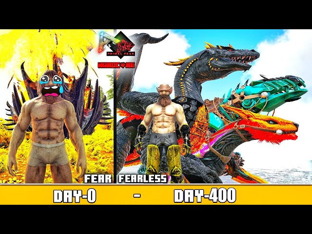 I Survive 400 Days in Impossible Hardcore Primal Fear + ARK Eternal 🔥: ARK 400 Days Survival [Hindi]