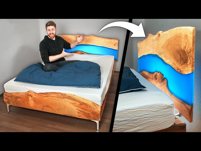 Designer Bett bauen! (Epoxy River-Bett)