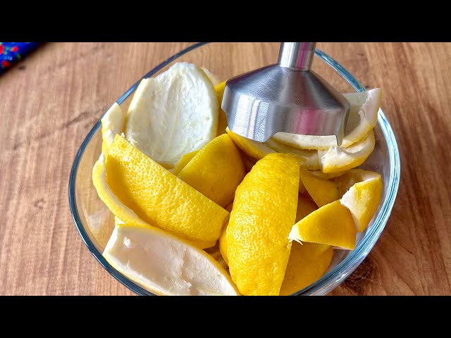 😱Turkish Miracle.❗️ DON'T THROW AWAY THE LEMON PEELS.❗️ The Result Will Surprise You.💯