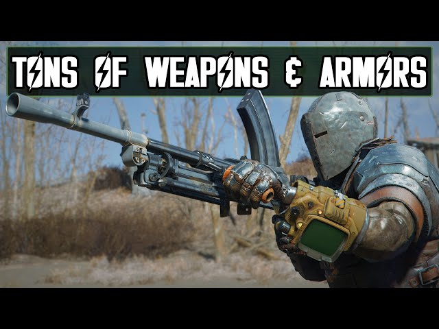HUGE Lore Friendly Weapon & Armor Pack - Fallout 4 Mod