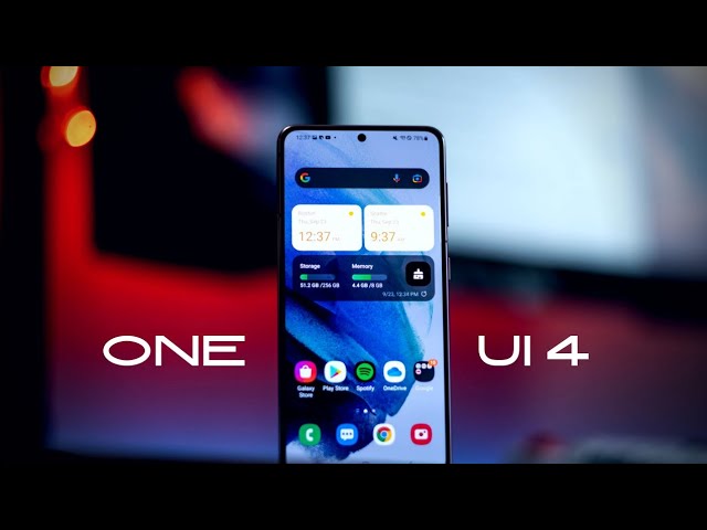 One UI 4 explained in 4 minutes! Samsung's Android 12 upgrade!