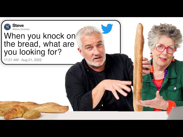 Paul Hollywood & Prue Leith Answer Baking Questions From Twitter | Tech Support | WIRED