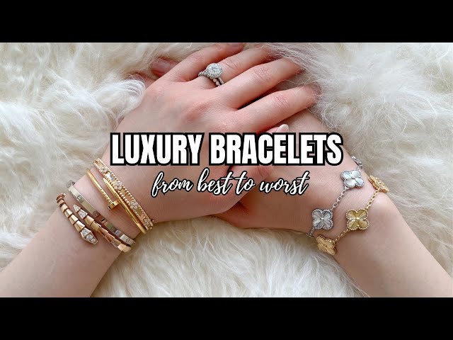 BEST & WORST LUXURY DESIGNER BRACELETS | Ranking My Collection on 5 Factors & Best Bracelet Stacks