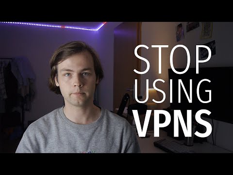 Stop using VPNs for privacy.