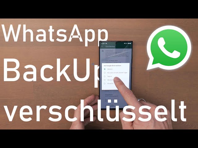 How-to: WhatsApp Back-up mit Ende-zu-Ende-Verschlüsselung anlegen