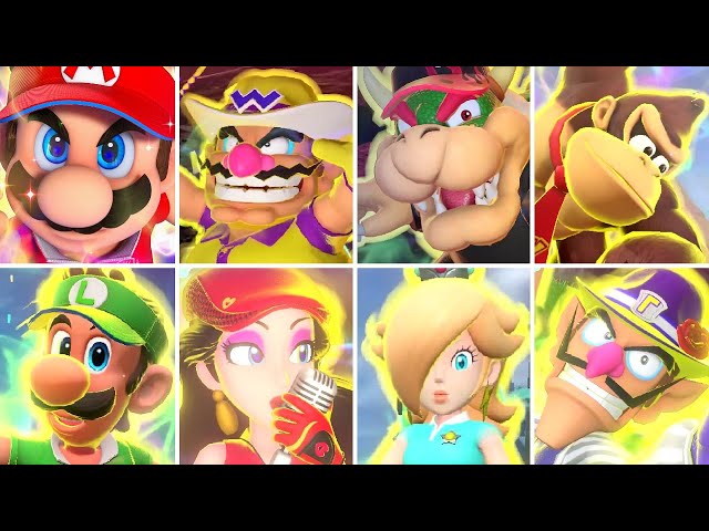 Mario Golf Super Rush - All Character Power-Ups