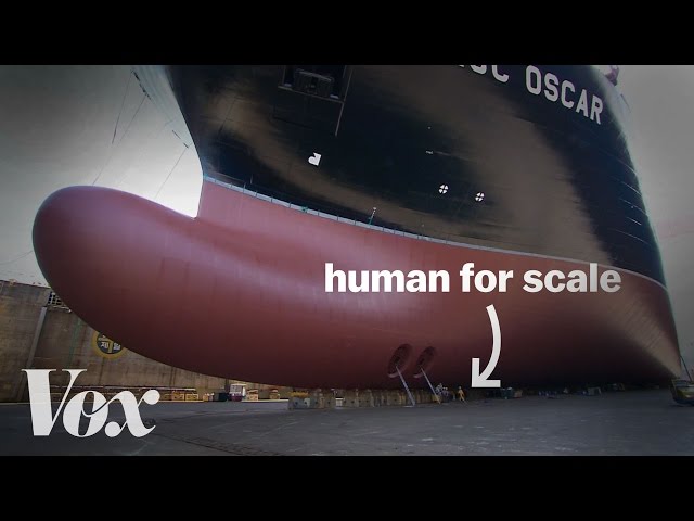 Meet the enormous boats that carry your stuff