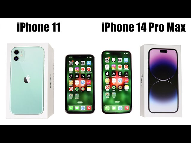 iPhone 14 PRO MAX vs iPhone 11 SPEED TEST