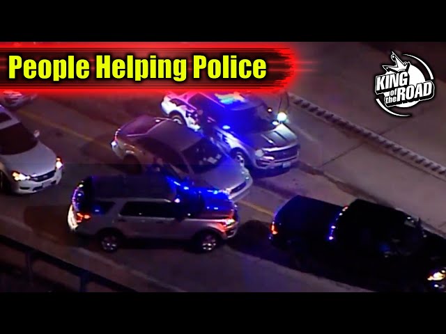 People Helps Police. Good Samaritans compilation