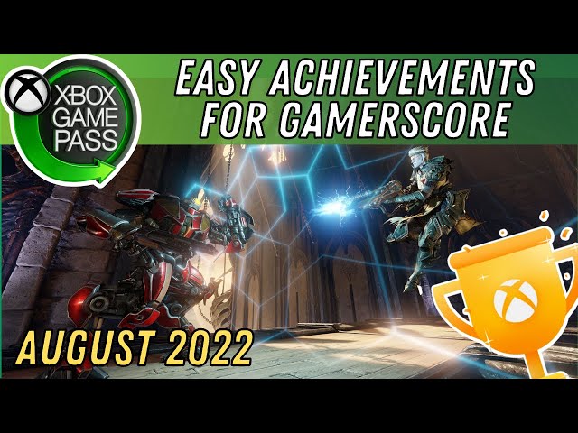 Easy Game Pass Games for Achievements and Completions - August 2022