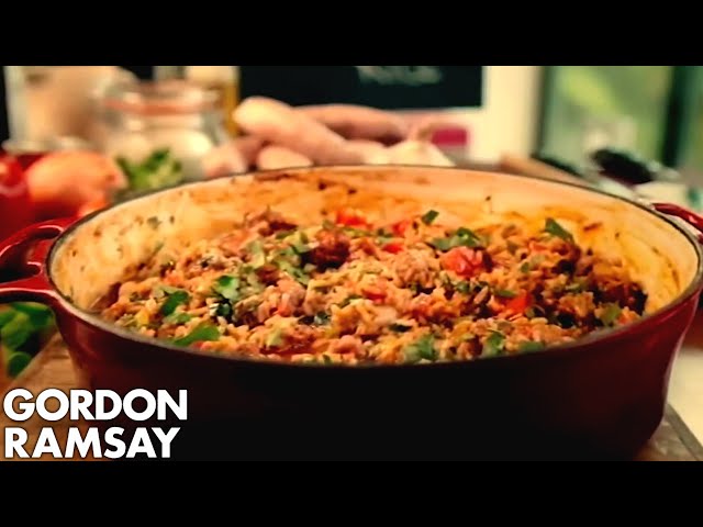 Delicious Spicy Rice With Sausage | Gordon Ramsay