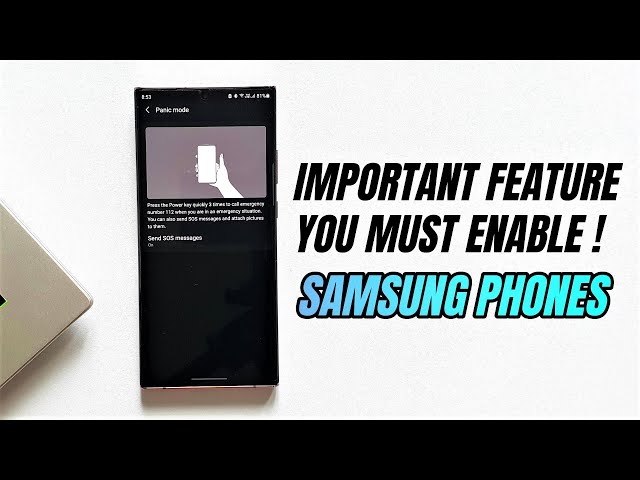 Important feature on Samsung One UI 3.1/3.0 you should enable !