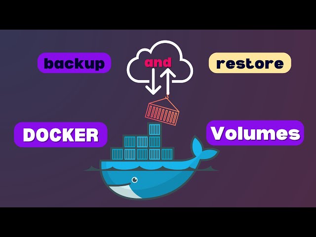 Never lose any docker volumes again \\ backup and restore tutorial with docker