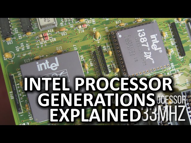 Intel Processor Generations As Fast As Possible *CORRECTED*
