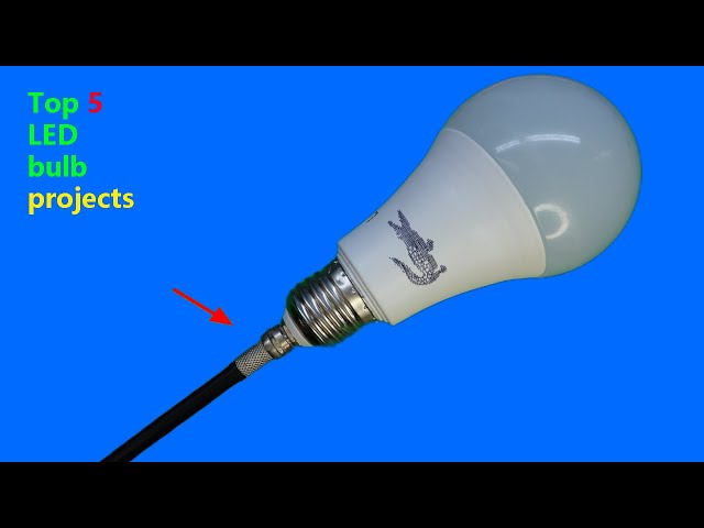 5 Ideas for LED bulb ,, will amaze you