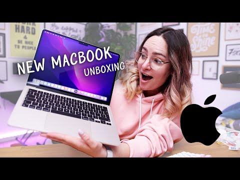 UNBOXING my new MacBook for remote work 💻