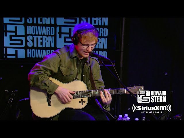 Ed Sheeran Covers 50 Cent, Coldplay, and Blackstreet Live on the Howard Stern Show