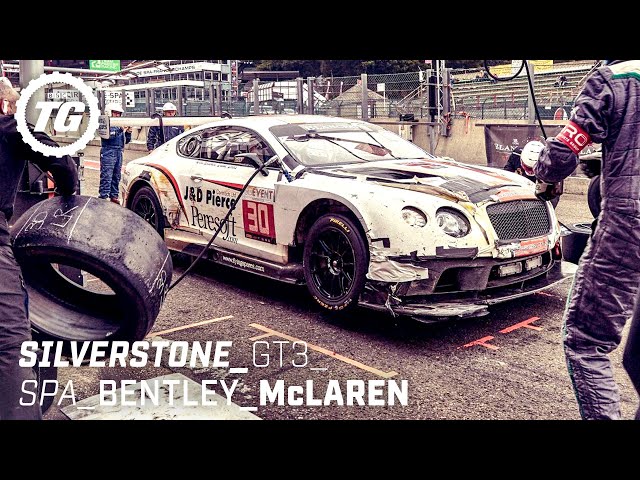 Chris Harris at The Races: Bentley Continental GT3 & McLaren 650S GT3 | Top Gear