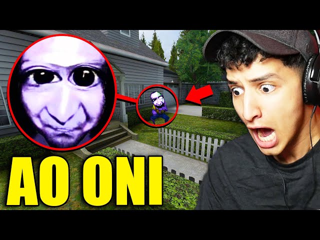 If You See AO ONI Outside Your House, RUN AWAY FAST!! (Scary)